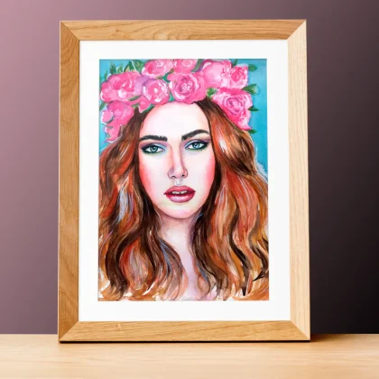 Pink Roses (2021) by Olga Atkins