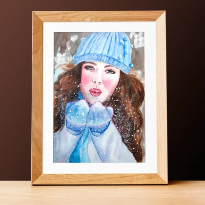 Snow Flakes (2021) by Olga Atkins