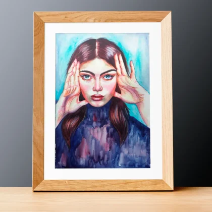 Looking inside your Soul (2022) by Olga Atkins