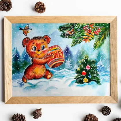 Sweet Christmas Present (2022) by Olga Atkins