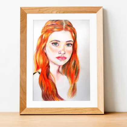 The Warmth Of Her Hair (2023) by Olga Atkins