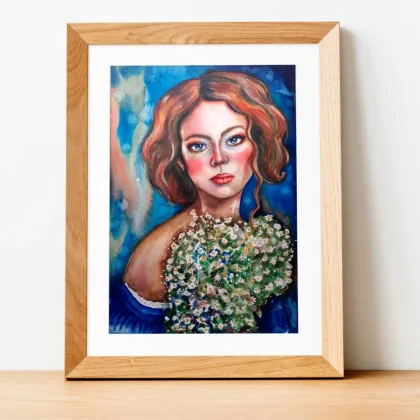 Bouquet Of Flowers (2023) by Olga Atkins