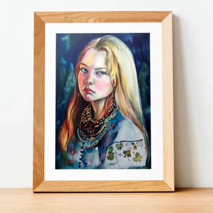 Village Girl (2023) by Olga Atkins