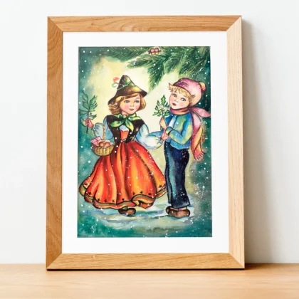 Vintage Series "Love is..." (2023) by Olga Atkins