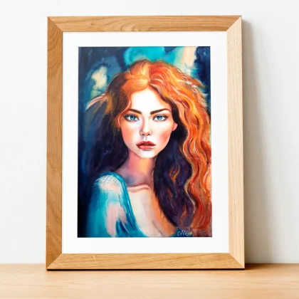 Fire in her Heart (2023) by Olga Atkins