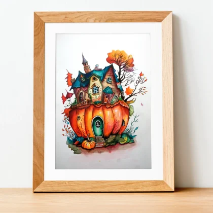 Pumpkin House (2023) by Olga Atkins