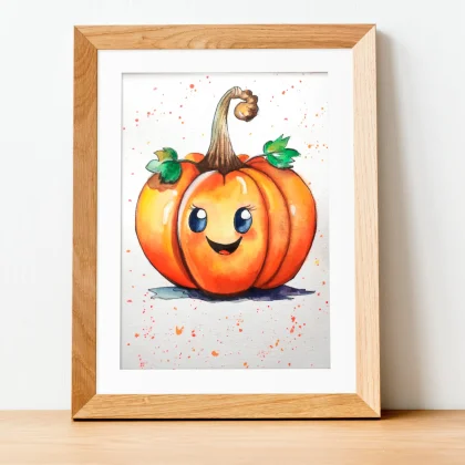 Cute Pumpkin (2023) by Olga Atkins