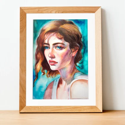 Reflection in Her Eyes (2024) by Olga Atkins